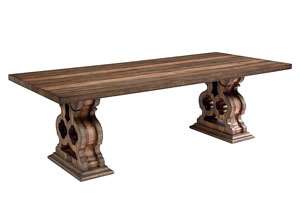 Image for Double Pedestal Dining Table, Shop Floor Finish (Top & Base)