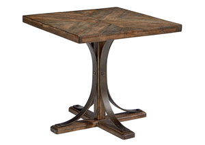 Image for Iron Trestle End Table, Shop Floor Finish