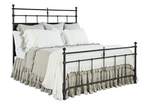 Image for Trellis Metal Queen Bed, Kettle Finish