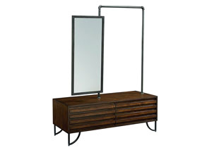 Image for Stacked Slat Valet, Barndoor Finish (2 Piece)