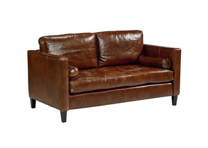 Image for Dapper Coffee Leather Sofa