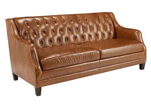 Image for Gentry Caramel Leather Sofa