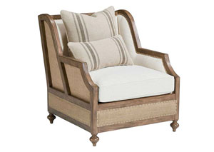 Image for Foundation Old-Saddle-Black Chair w/1 Toss Pillow & 1 Kidney Pillow