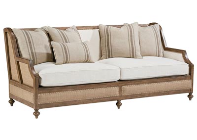 Image for Foundation Old-Saddle-Black Sofa w/4 Toss Pillows & 1 Kidney Pillow
