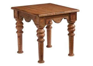 Image for Scallop Bench Finish Side Table