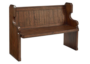 Image for 42" Pew Bench, Milk Crate Finish
