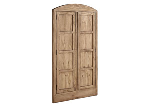Image for Eased Arched Double Door Window Casing, Wheat Finish