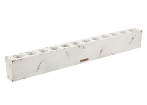 Image for Sugar Mold Pen Holder, Jo's White Finish (12 Holes)