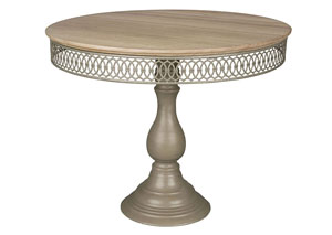 Image for Filagree Dessert Pedestal Table (Large)