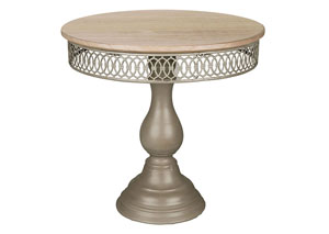 Image for Filagree Dessert Pedestal Table (Small)