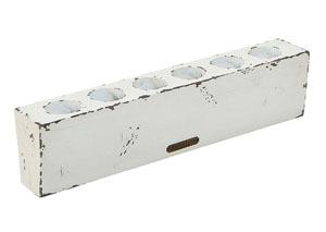 Image for Sugar Mold Pen Holder, Jo's White Finish (6 Holes)