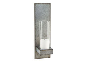 Image for Galvanized Hanging Vase Sconce
