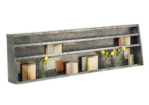 Image for Metal Assemblage Wall Shelf w/3 Shelves