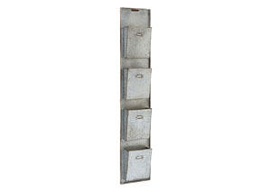 Image for Letterbox Station w/4 Slots, Zinc Finish