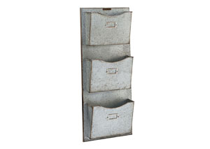 Image for Letterbox Station w/3 Slots, Zinc Finish