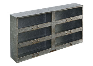 Image for Spool Aged-Zinc Storage Shelf