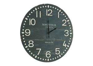 Image for Courthouse Antique Black Finish Clock
