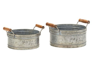 Image for Gathering Pans w/Magnolia Logo - Set/2