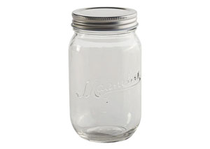 Image for "Magnolia" Mason Jar w/Lid 550 Ml. - 1 Case Of 24