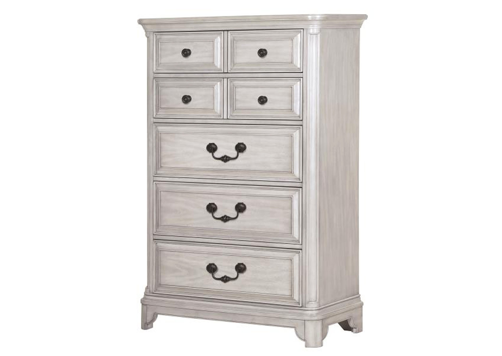 Windsor Lane Weathered White Drawer Chest,Magnussen