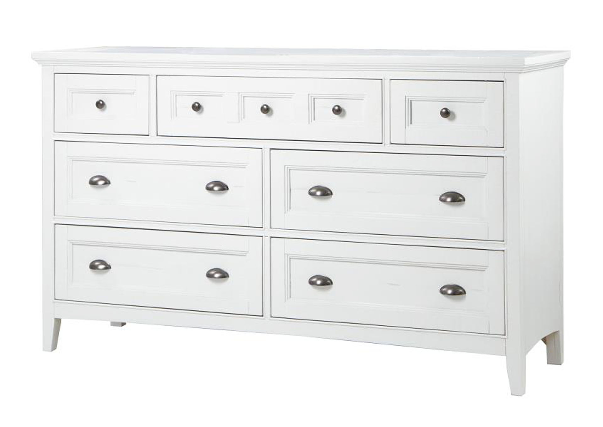 Heron Cove Chalk White Drawer Dresser,Magnussen