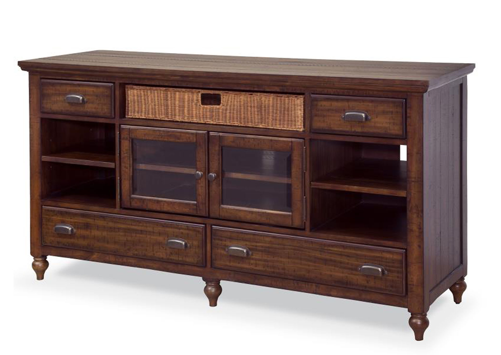 Cottage Lane Coffee Wood Console KD,Magnussen