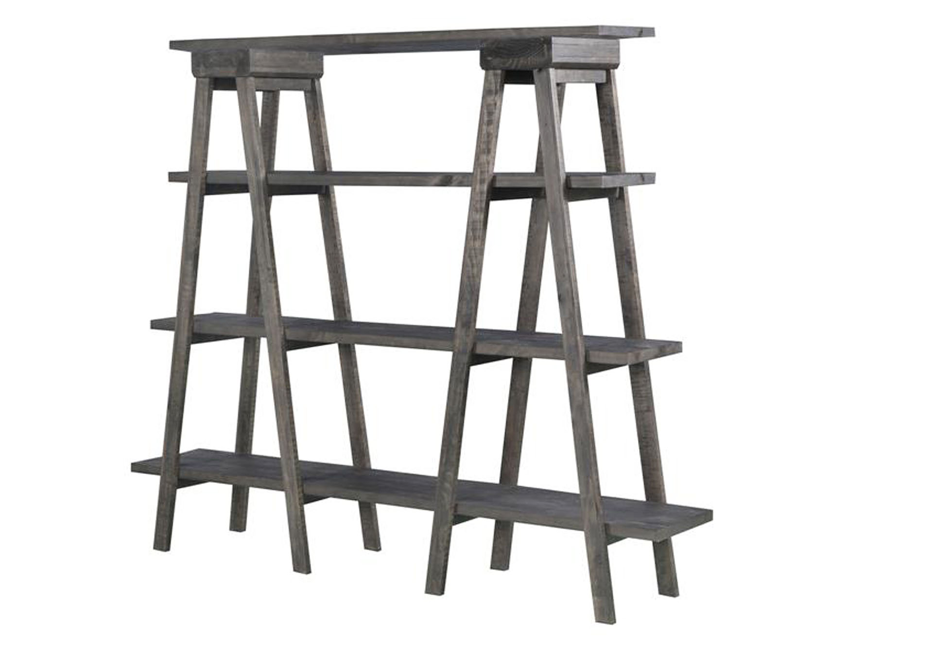 Sutton Place Weathered Charcoal Bookshelf,Magnussen