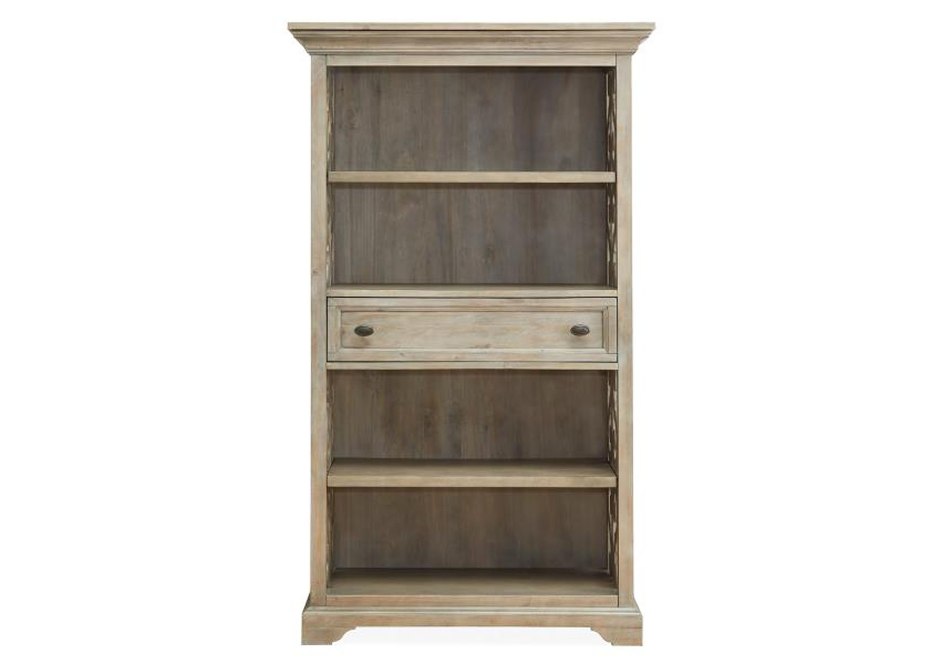 Tinley Park Dove Tail Grey Bookcase,Magnussen