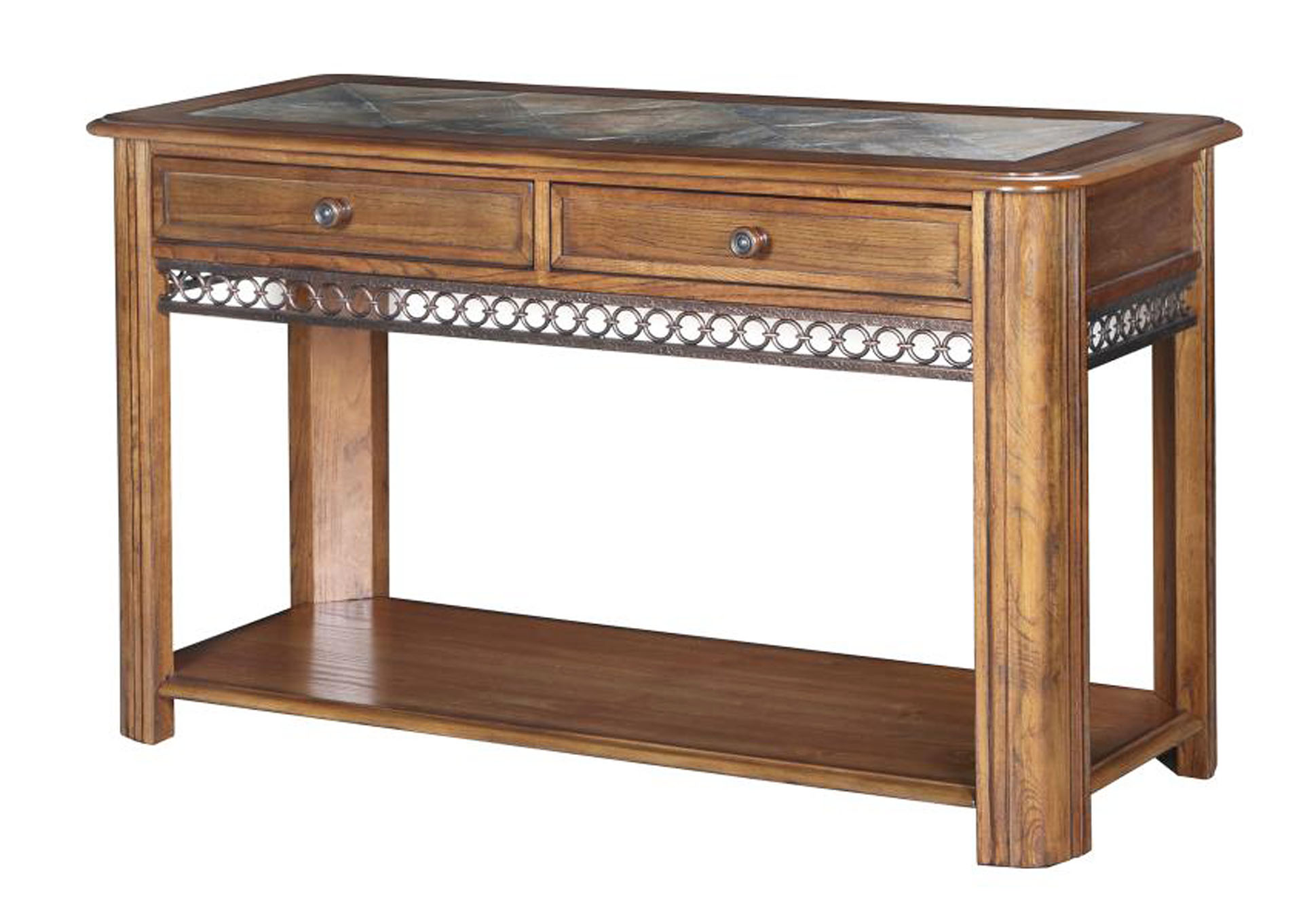 Madison Warm Nutmeg Sofa Table,Magnussen