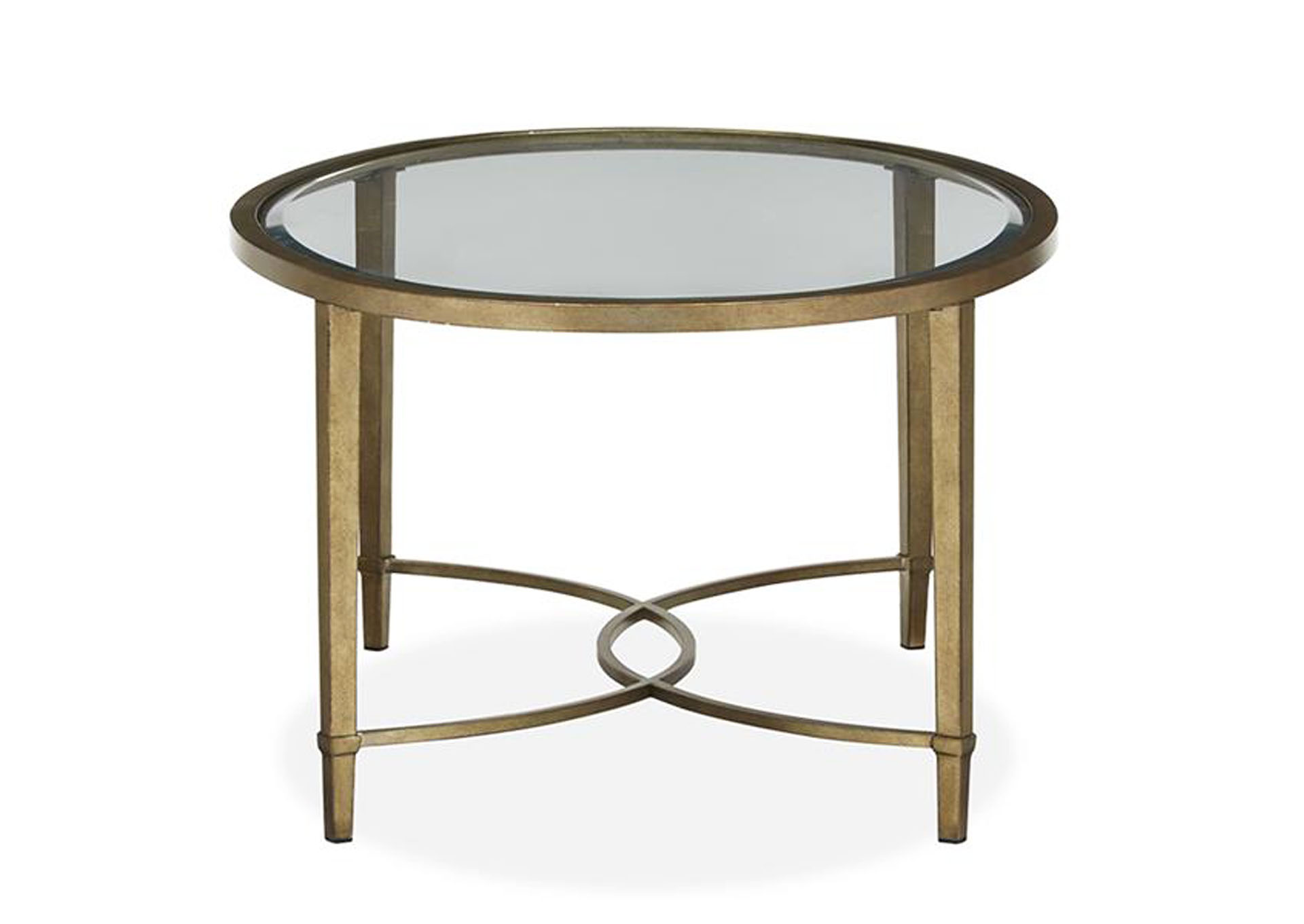 Copia Antique Silver Oval Cocktail Table,Magnussen