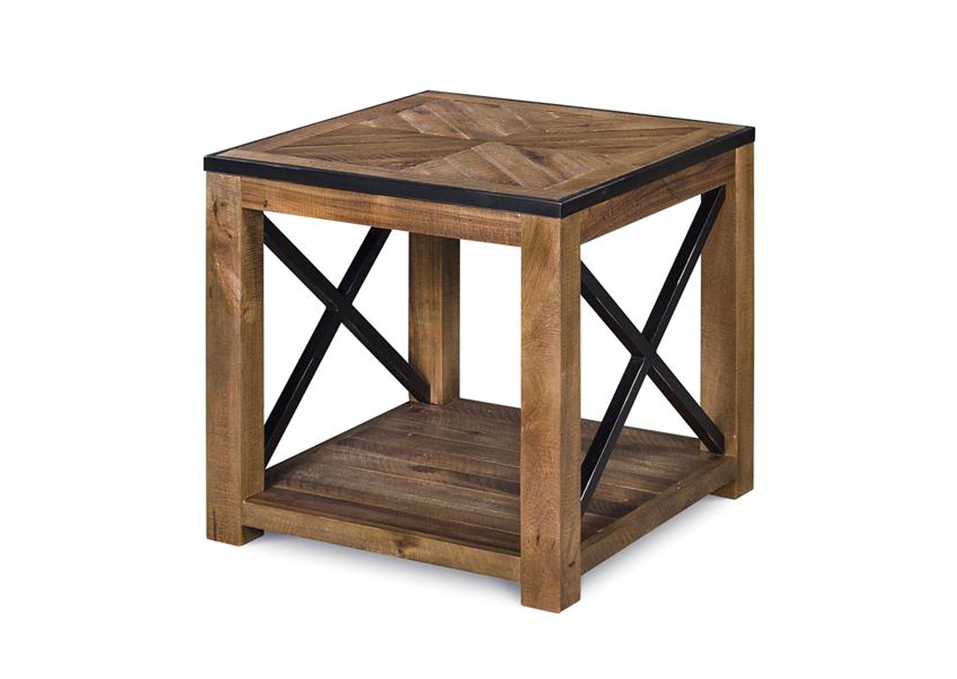 Penderton Natural Sienna Rectangular End Table,Magnussen