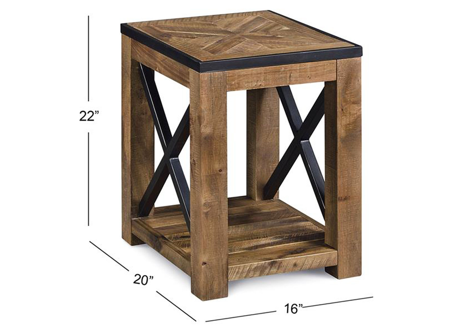 Penderton Natural Sienna Chairside End Table,Magnussen
