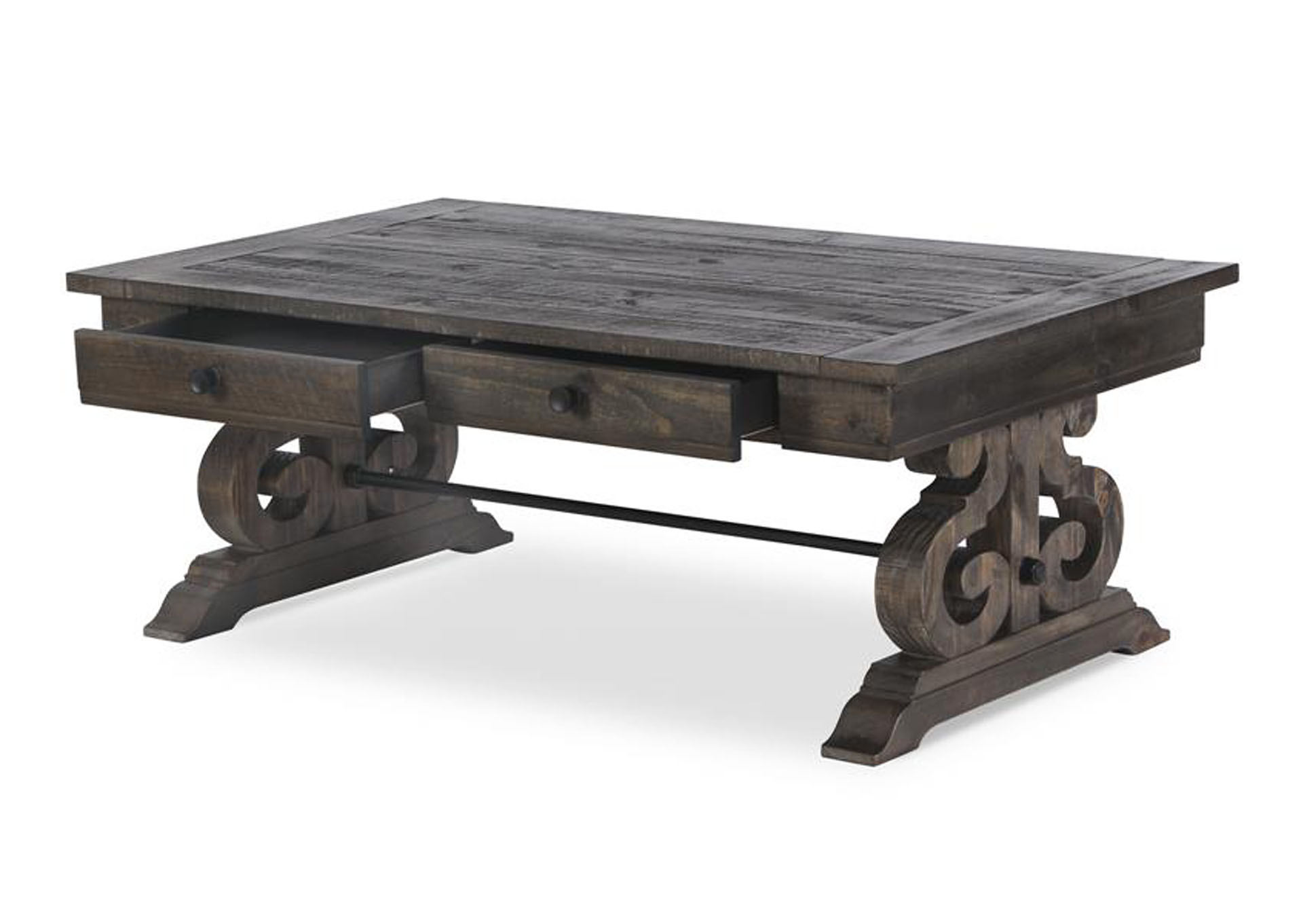 Bellamy Peppercorn Rectangular Cocktail Table,Magnussen