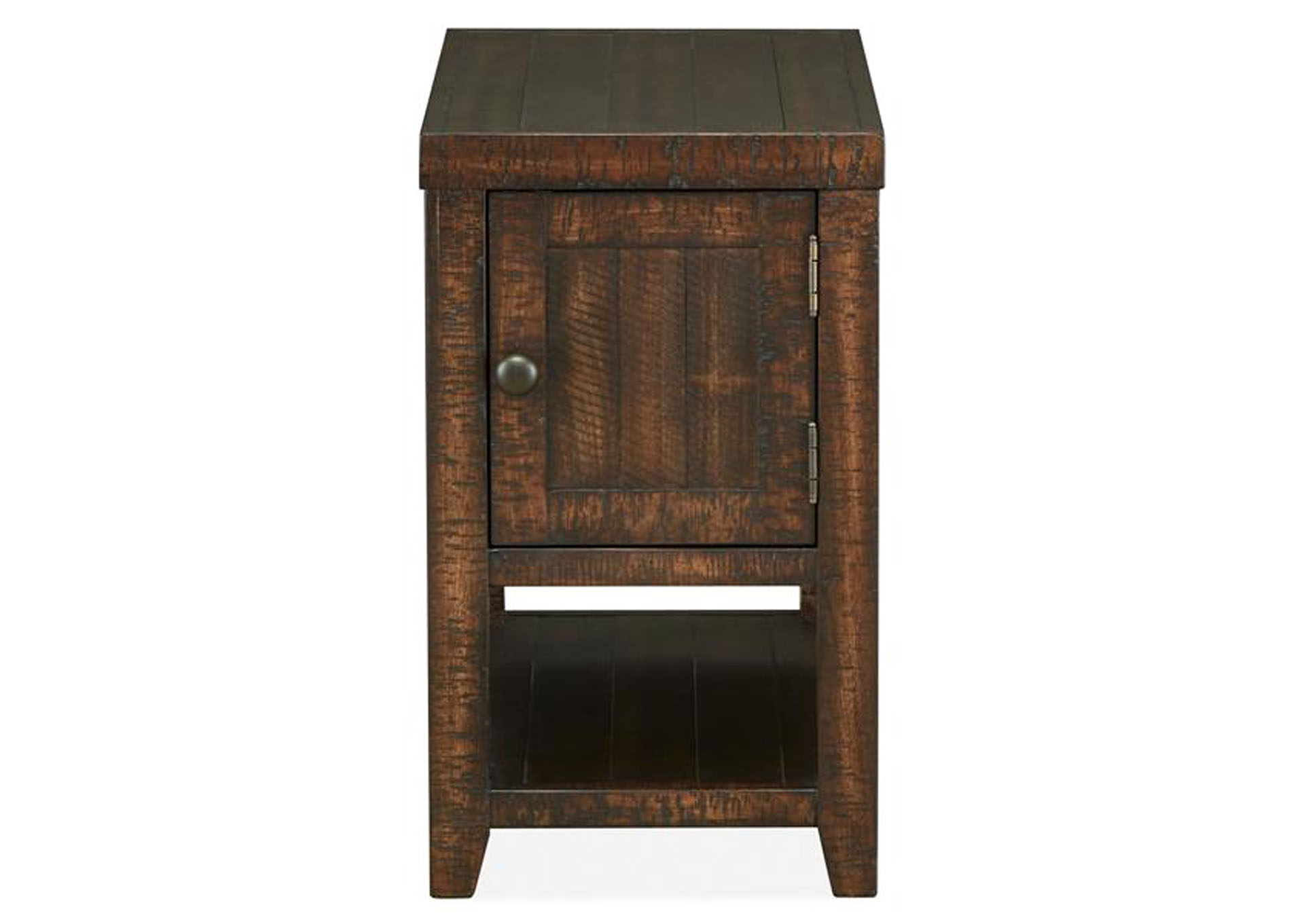 Caitlyn Dark Poplar Rectangular Chairside End Table,Magnussen