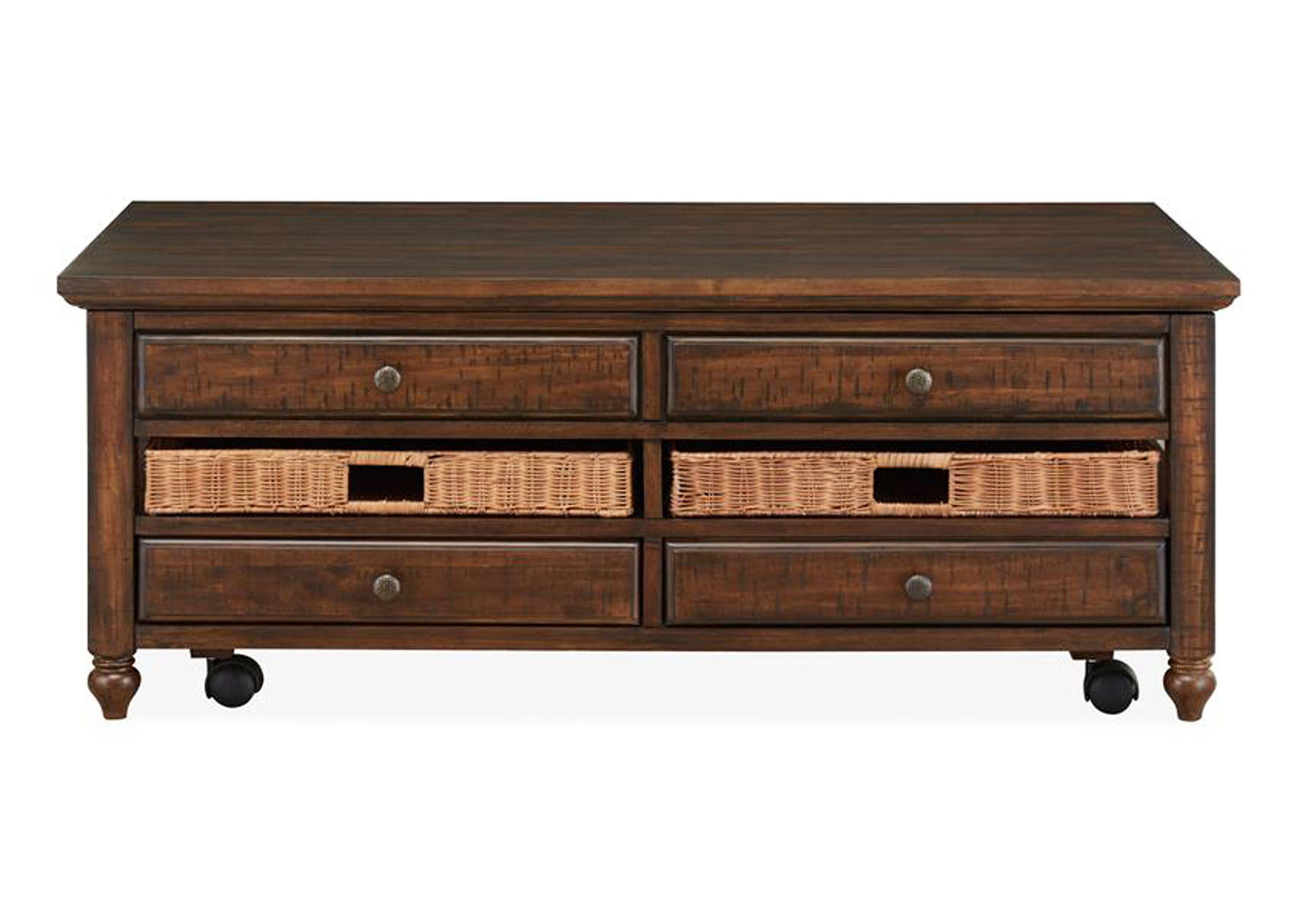 Cottage Lane Coffee Rectangular Lift Top Cocktail Table,Magnussen