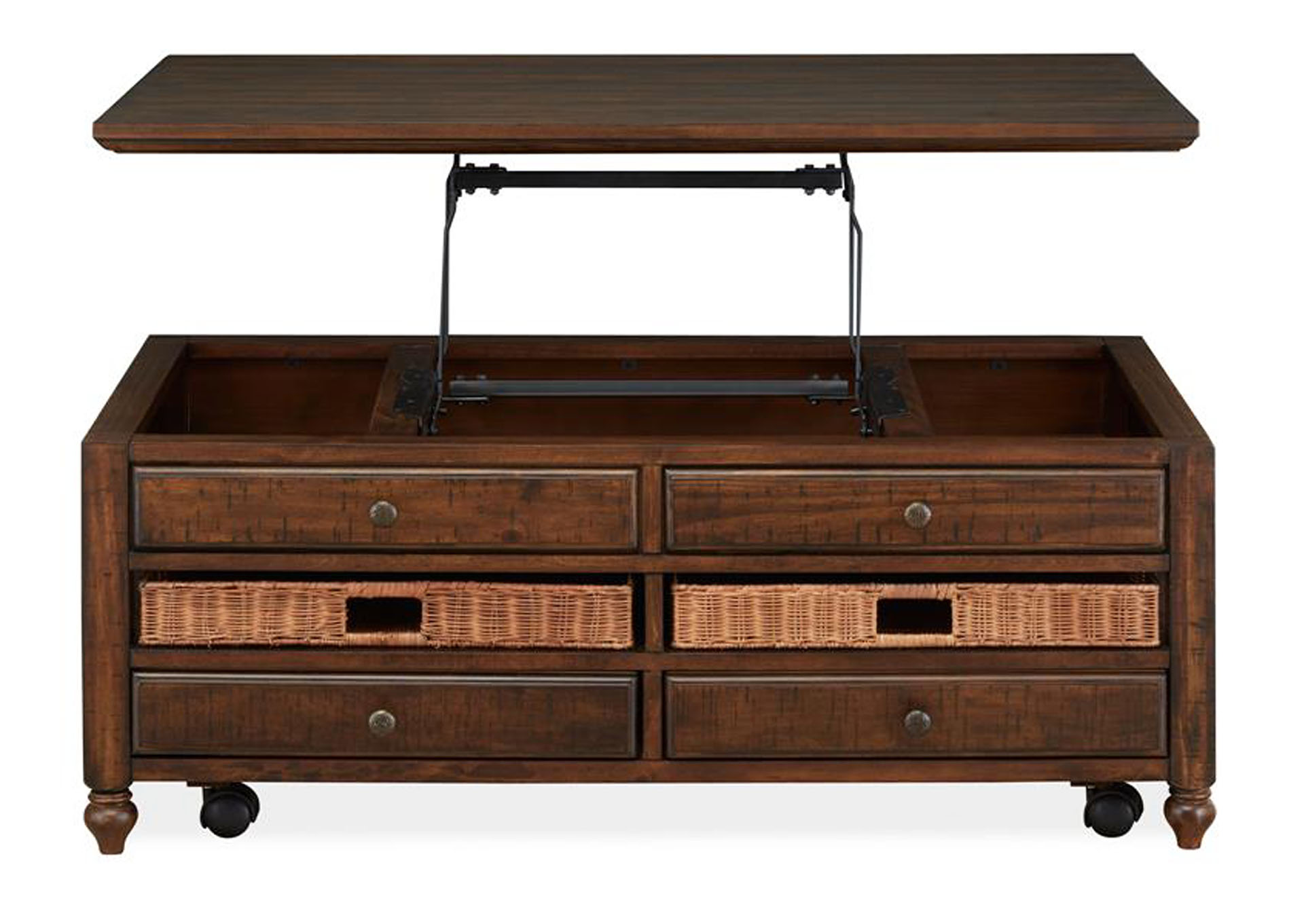 Cottage Lane Coffee Rectangular Lift Top Cocktail Table,Magnussen