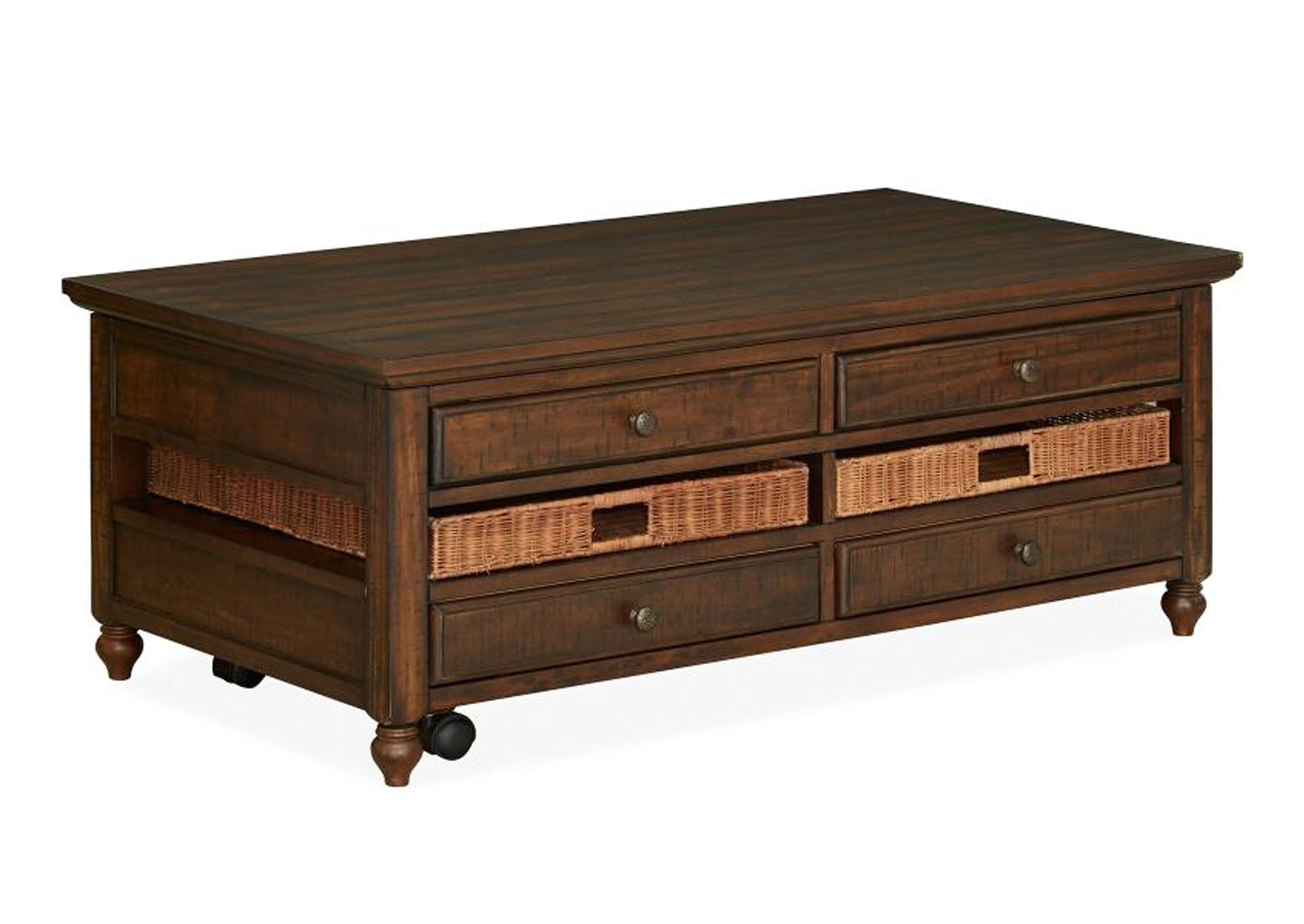 Cottage Lane Coffee Rectangular Lift Top Cocktail Table,Magnussen