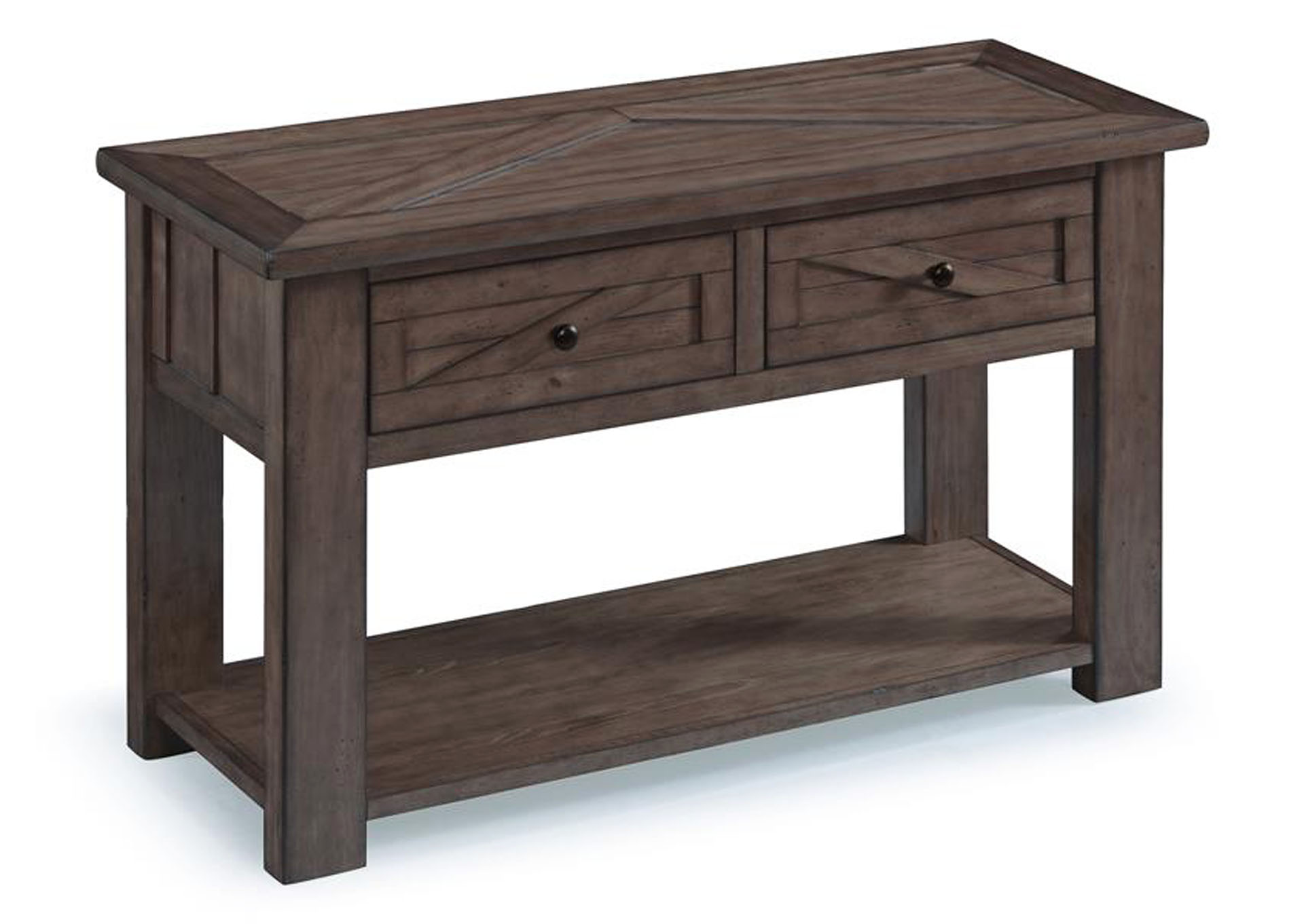 Fraser Rustic pine Rectangular Sofa Table,Magnussen