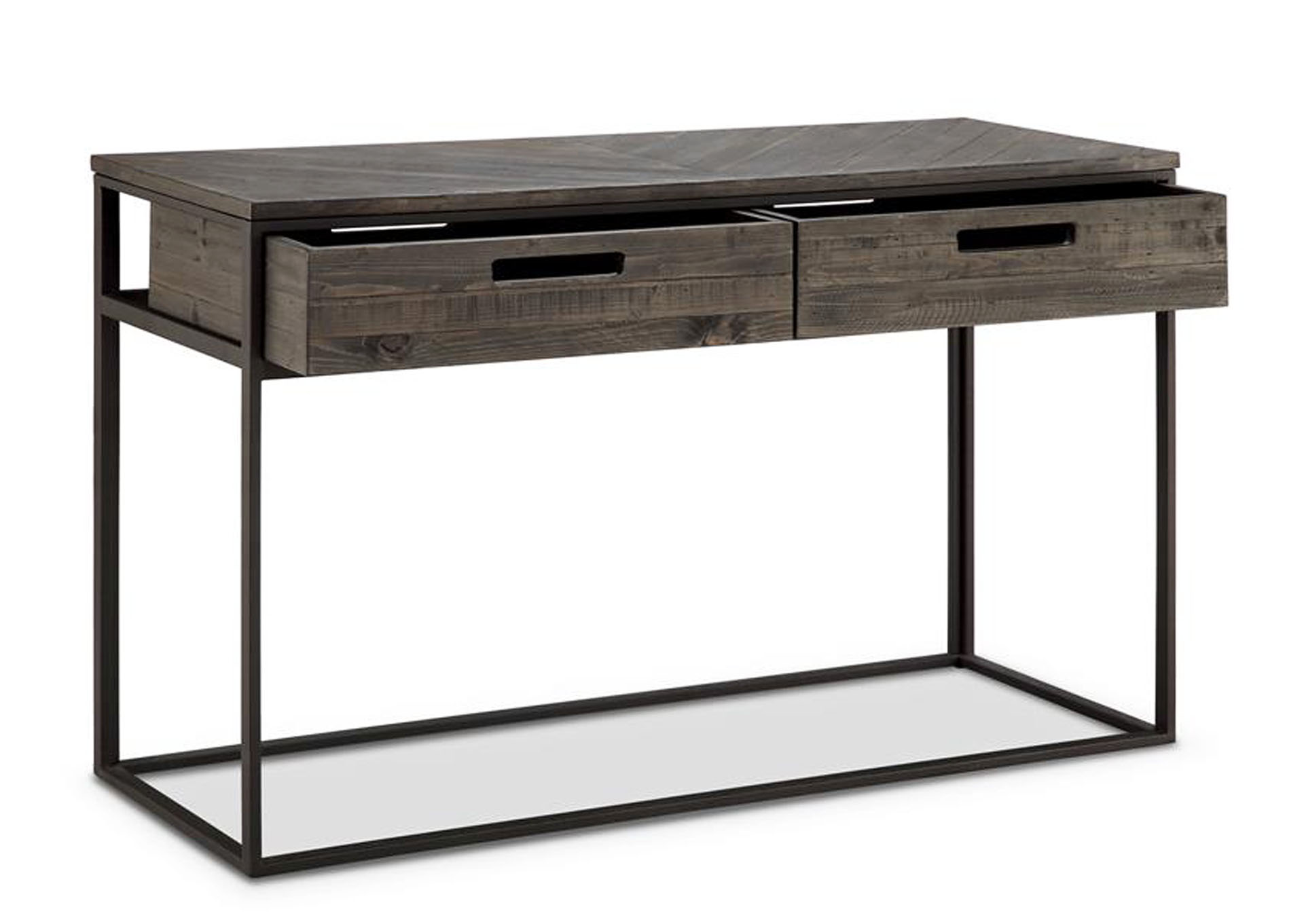 Claremont Weathered Charcoal Rectangular Sofa Table,Magnussen