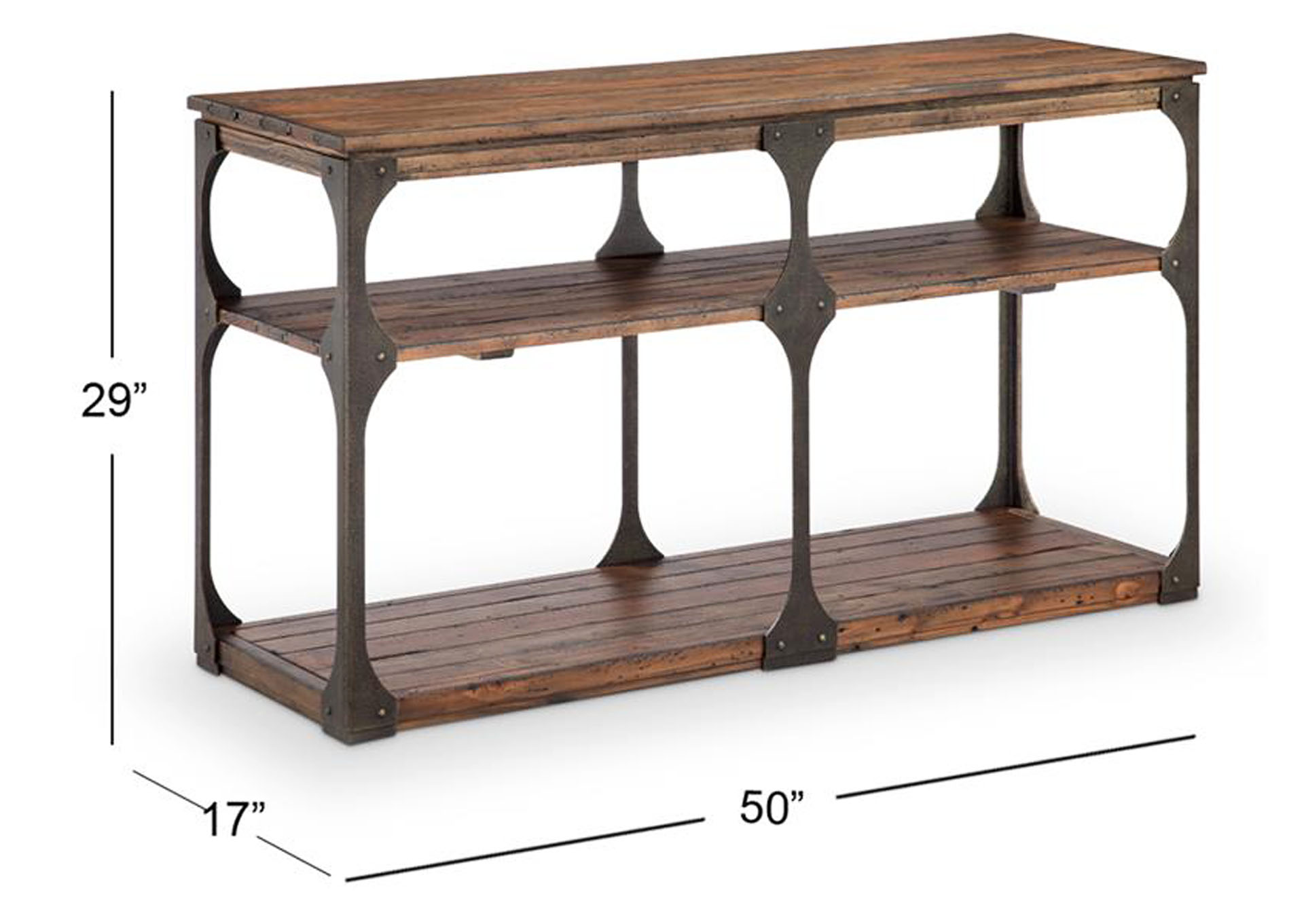 Montgomery Bourbon Rectangular Sofa Table,Magnussen