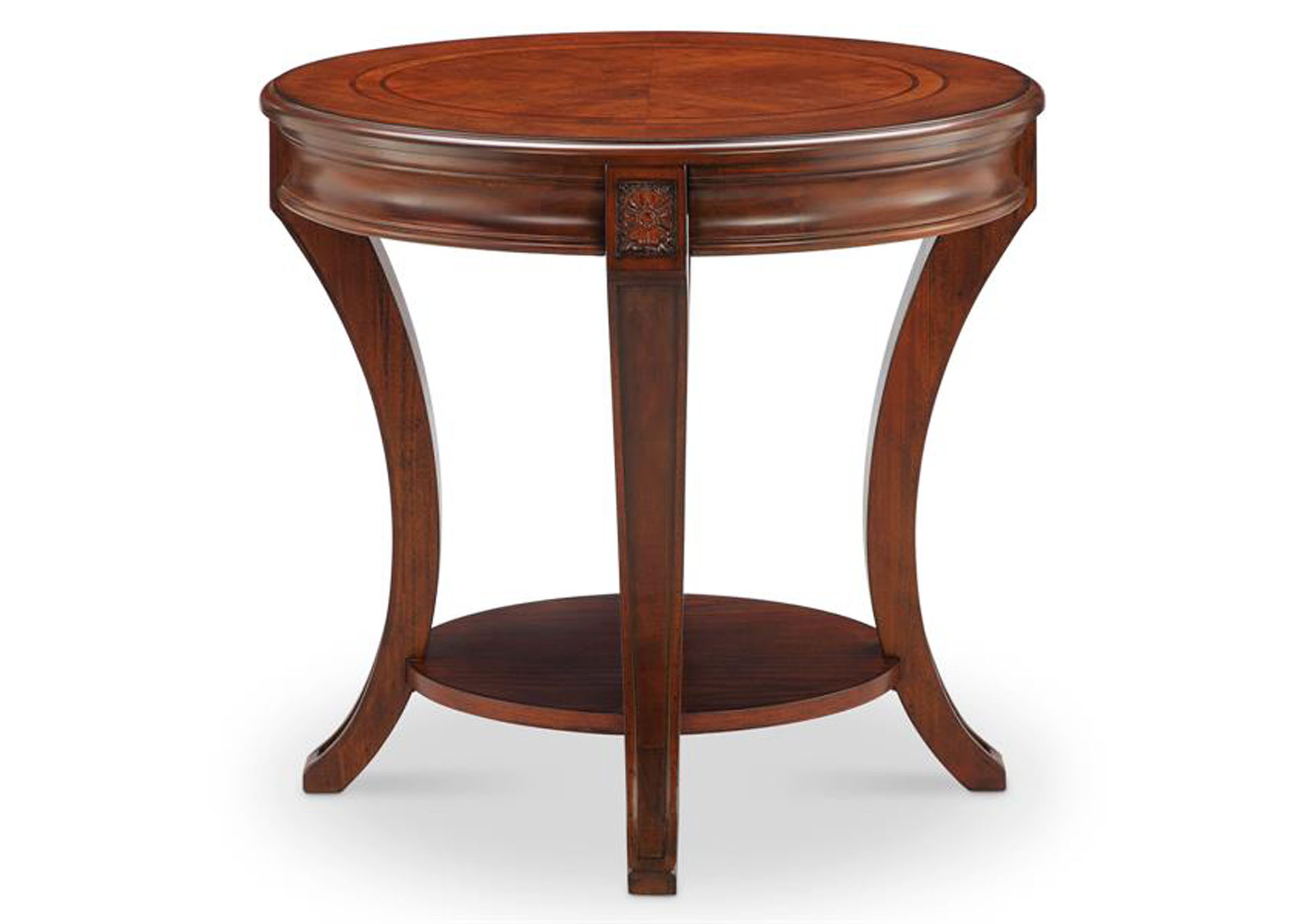 Winslet Cherry Oval End Table,Magnussen