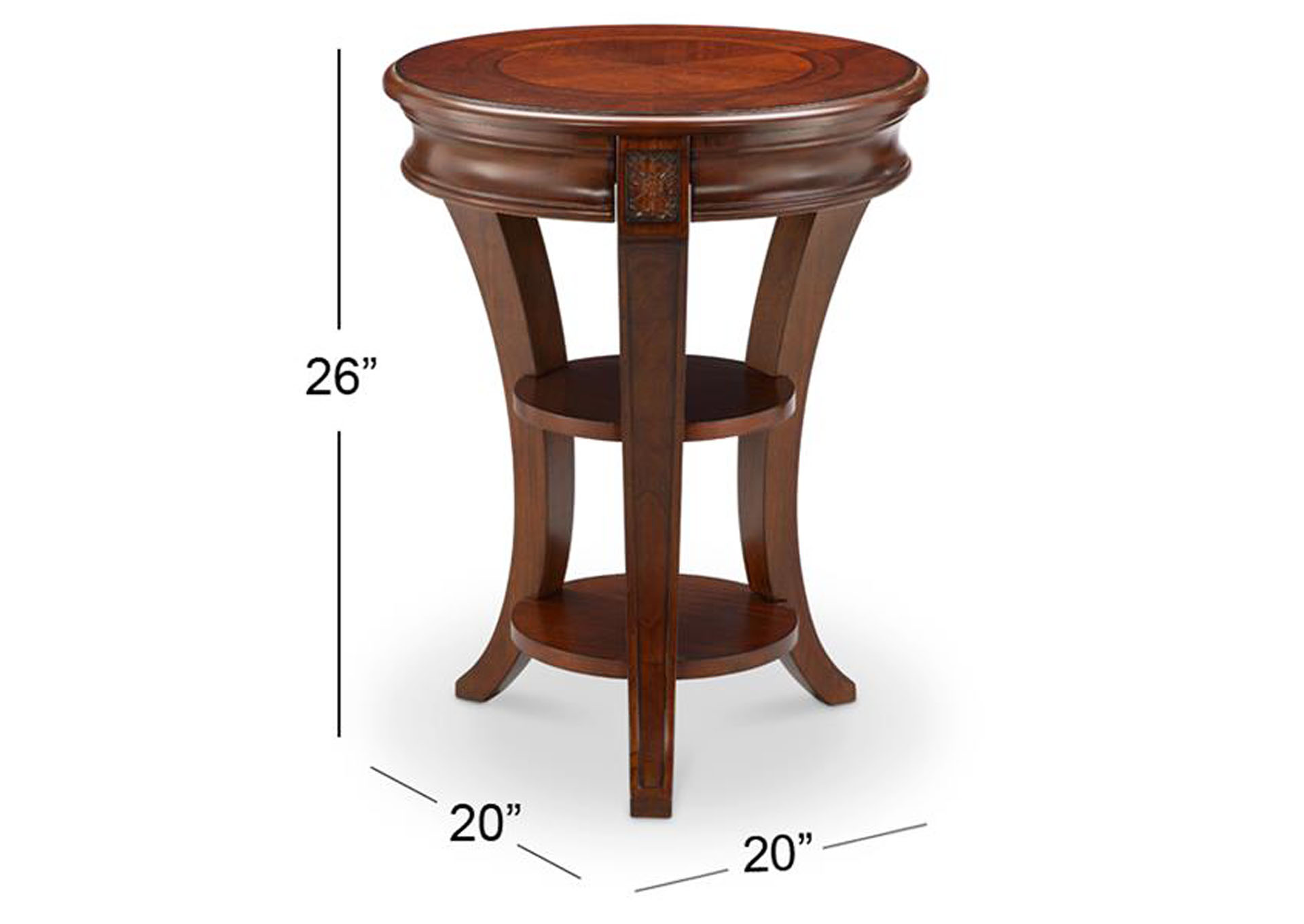 Winslet Cherry Round Accent Table,Magnussen