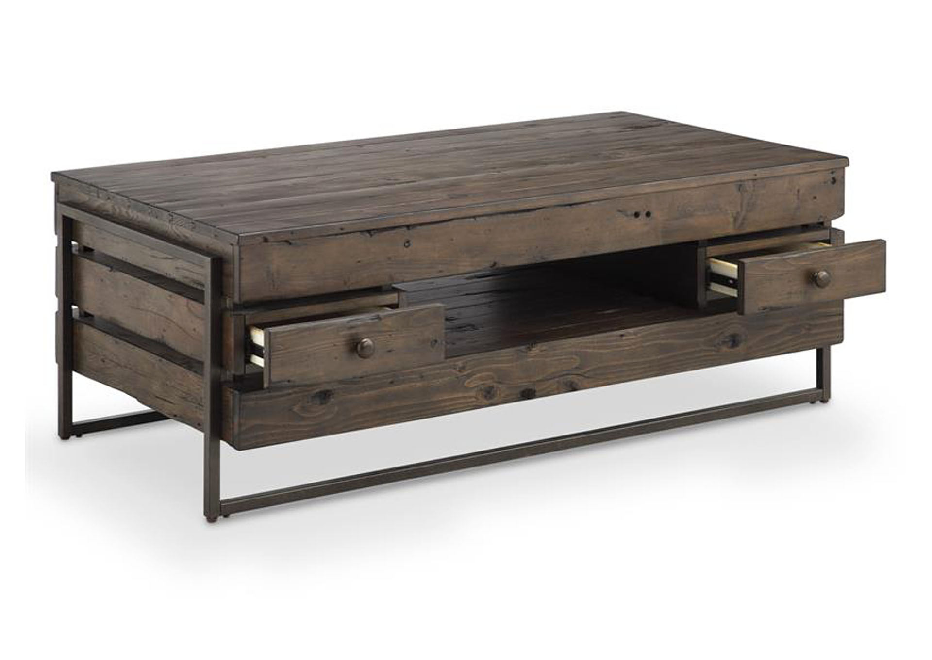 Kirkwood Dark Whiskey Rectangular Cocktail Table,Magnussen