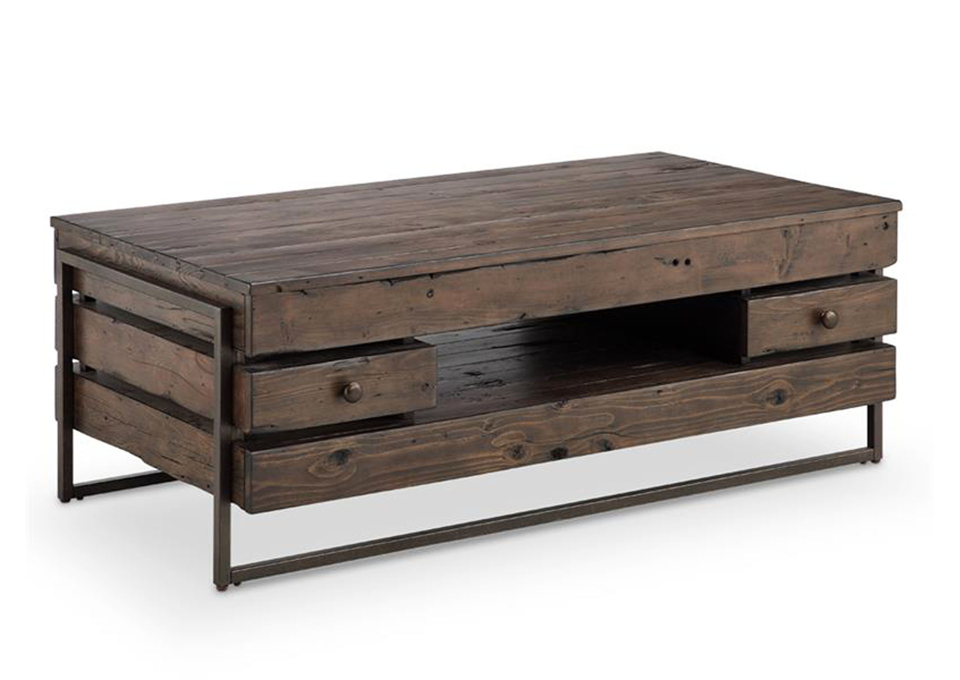 Kirkwood Dark Whiskey Rectangular Cocktail Table,Magnussen