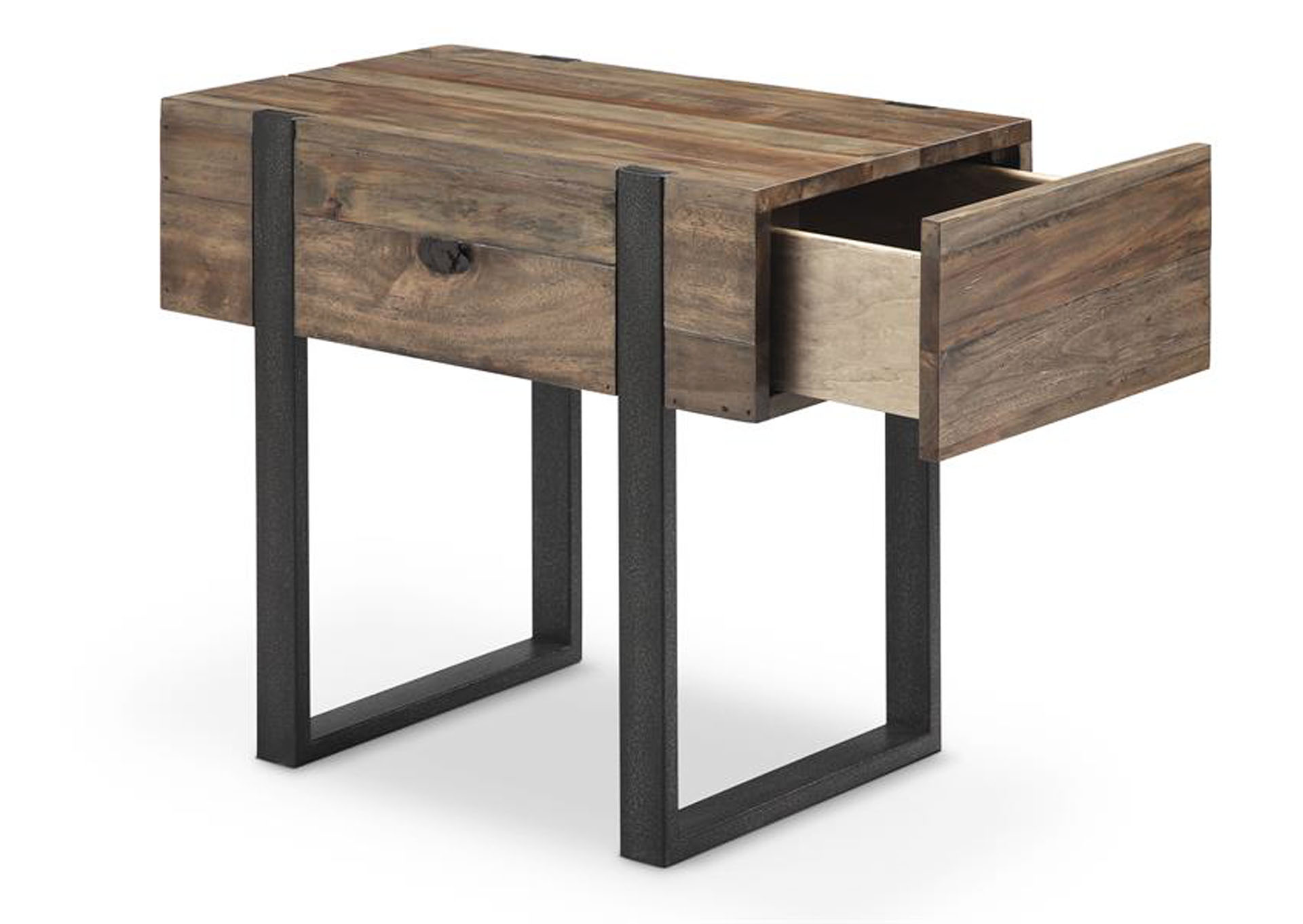Prescott Rustic Honey Chairside End Table,Magnussen