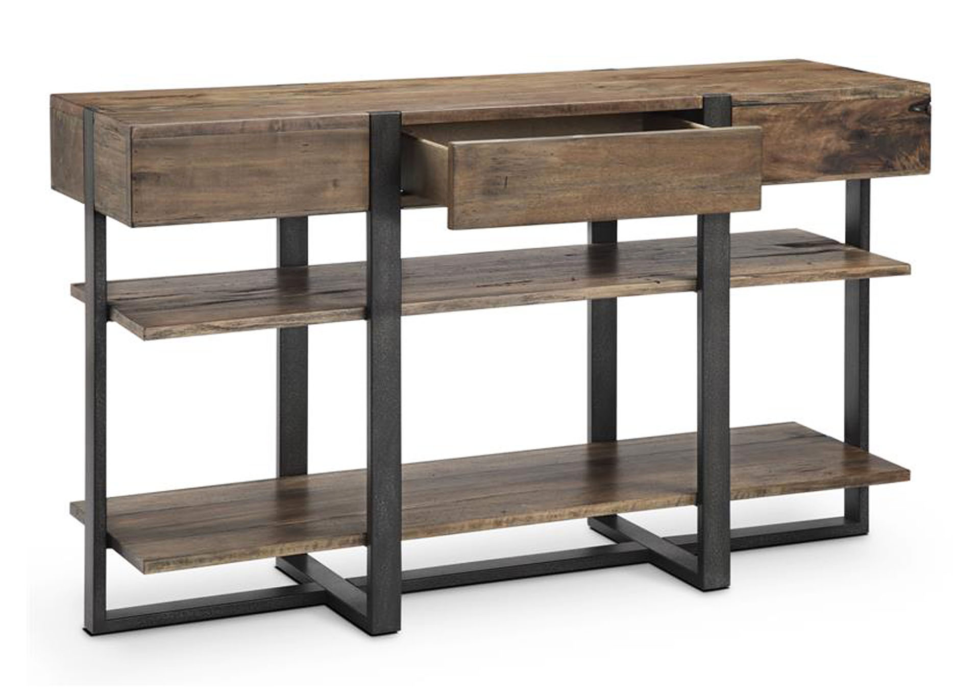 Prescott Rustic Honey Rectangular Sofa Table,Magnussen