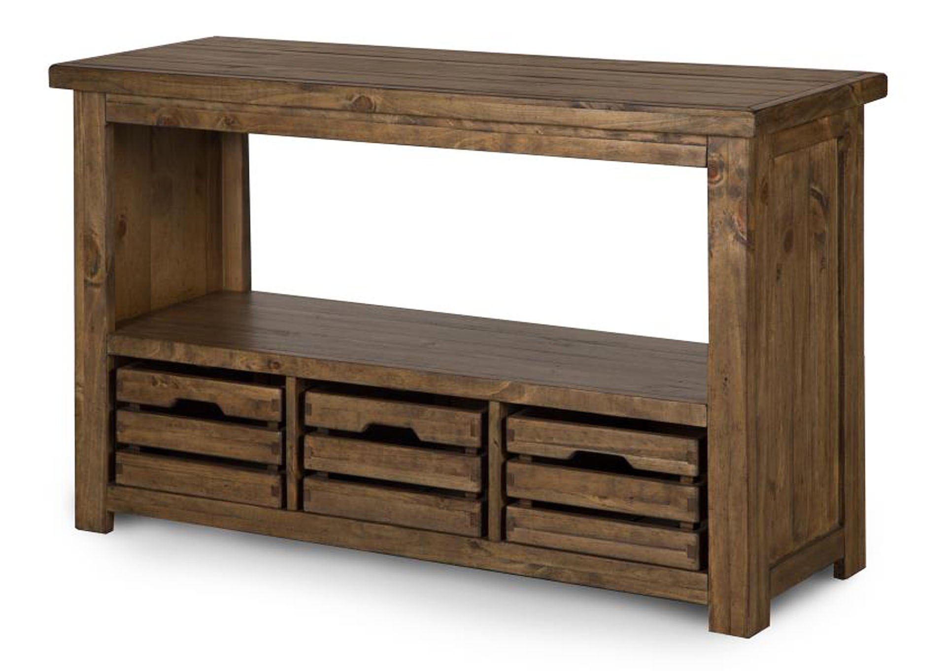 Stratton Warm Nutmeg Rectangular Sofa Table,Magnussen