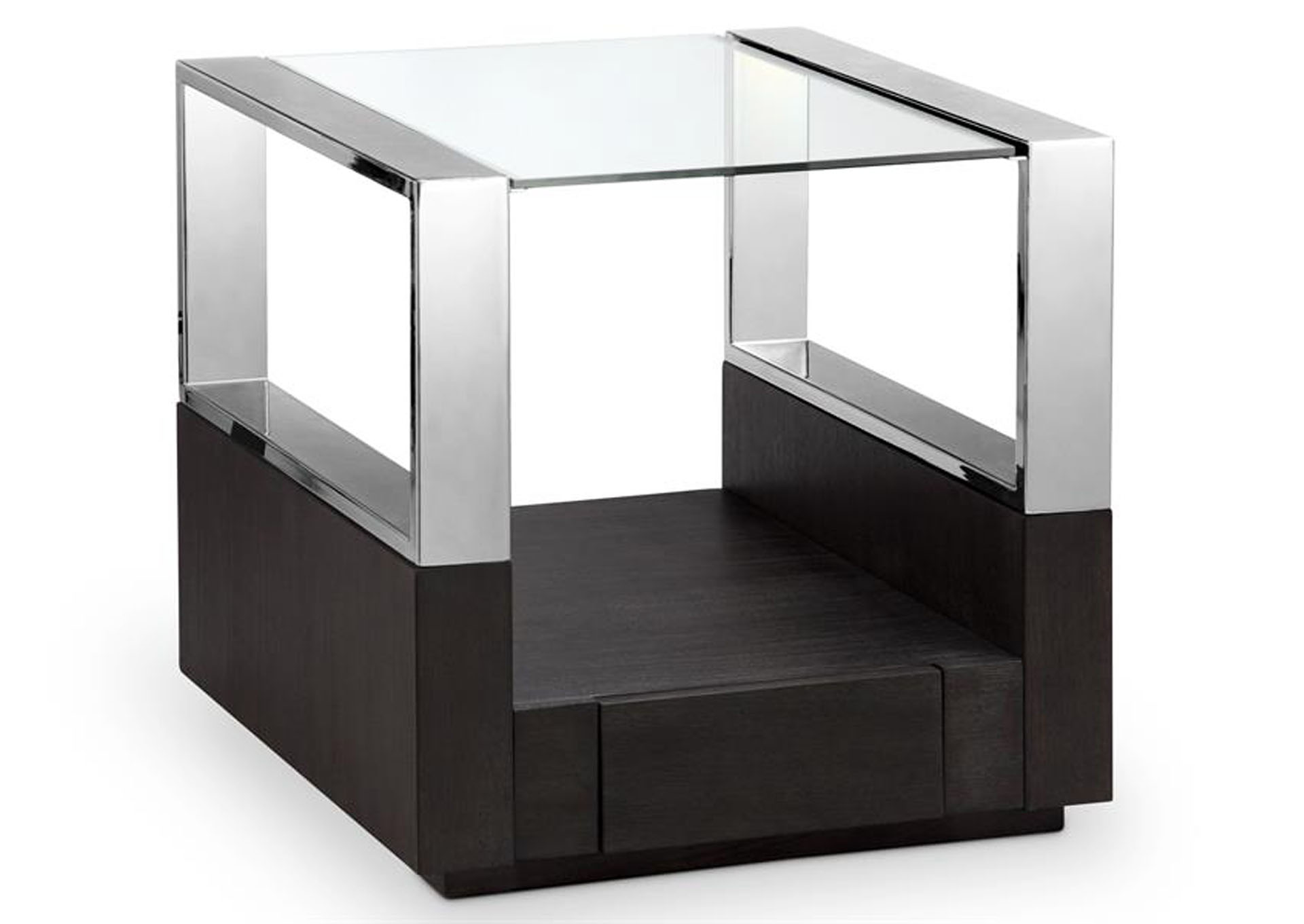 Revere Graphite Rectangular End Table,Magnussen