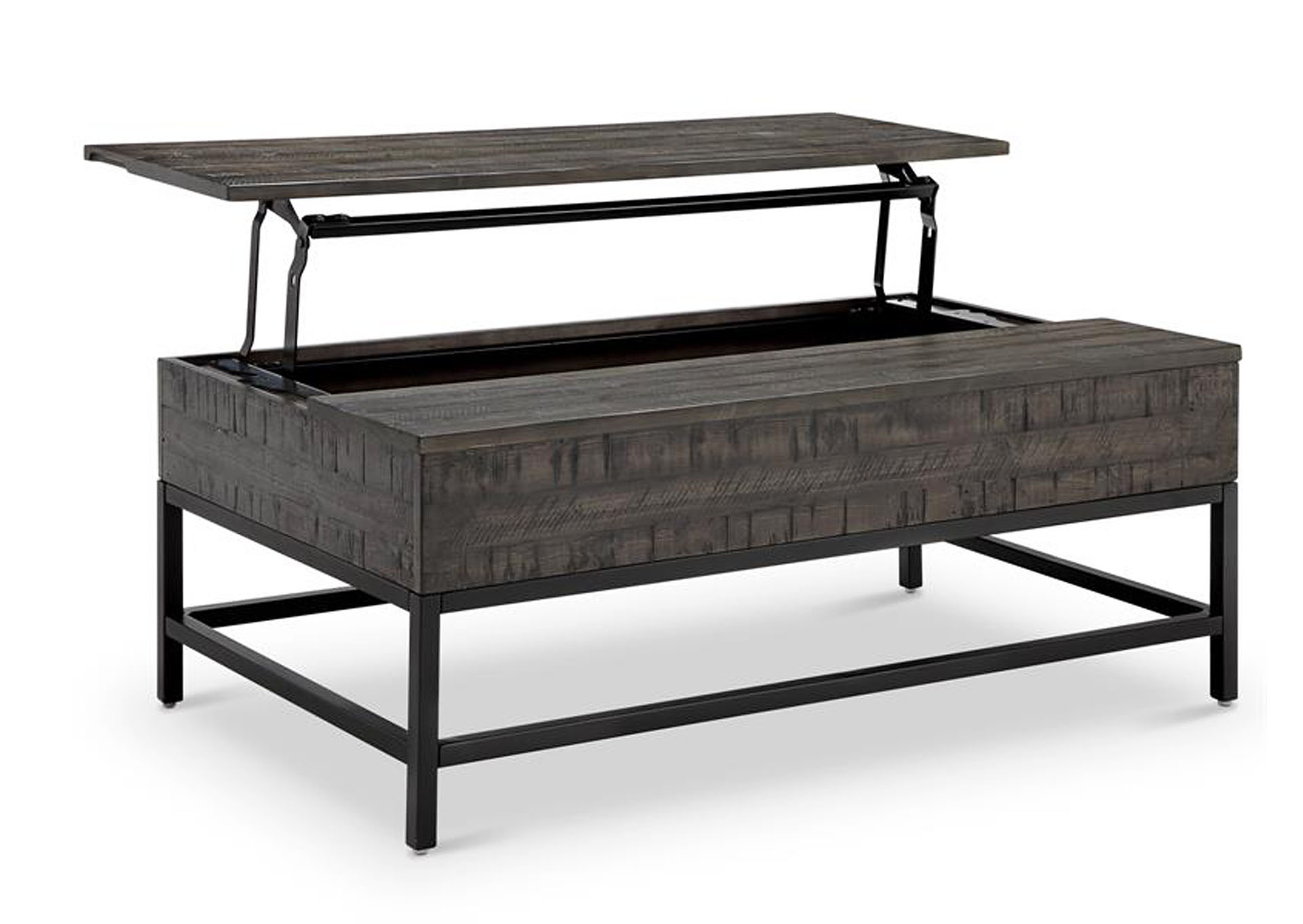 Parker Matte Black Lift Top Cocktail Table,Magnussen