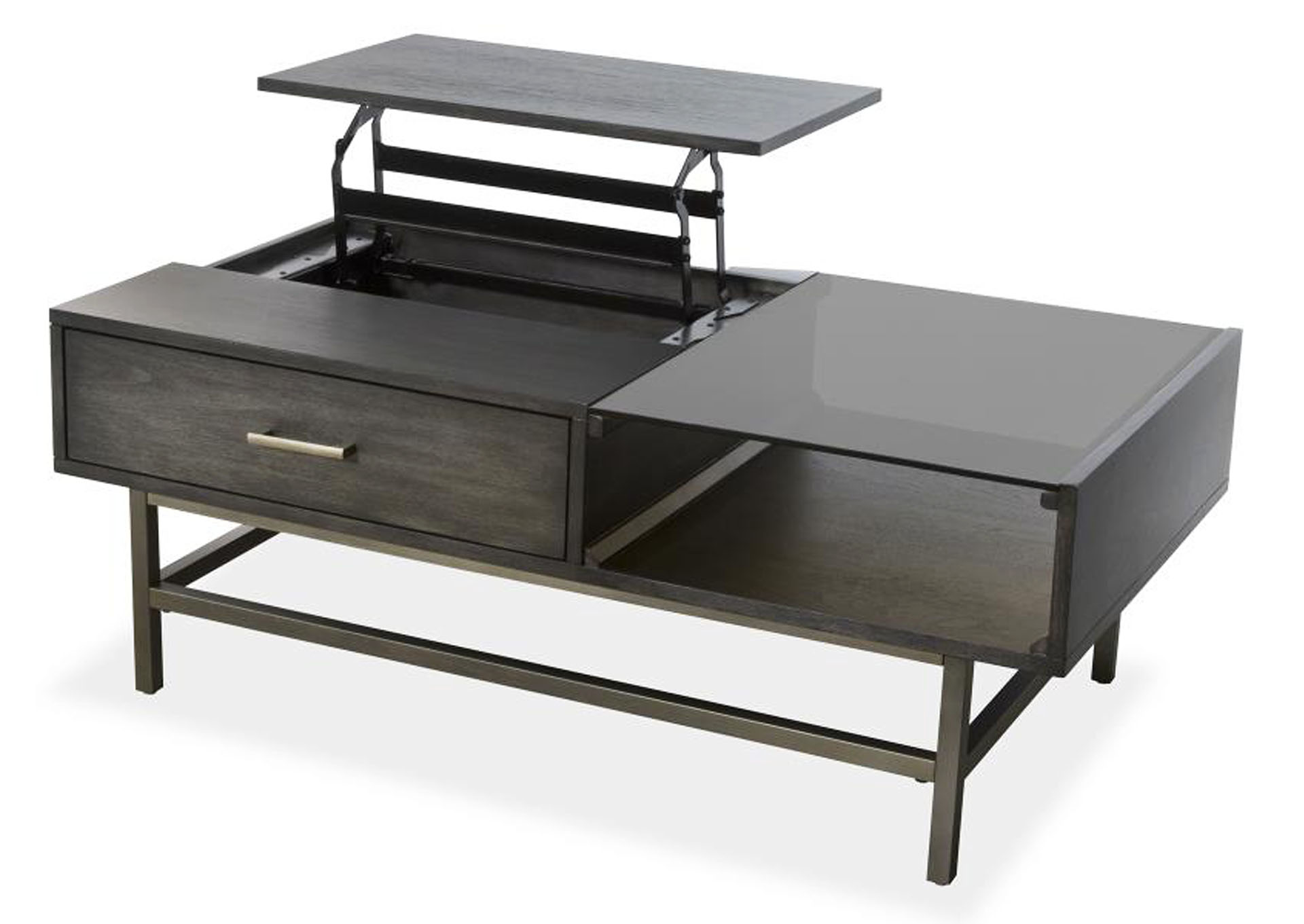Fulton Smoke Anthracite Lift Top Cocktail Table,Magnussen
